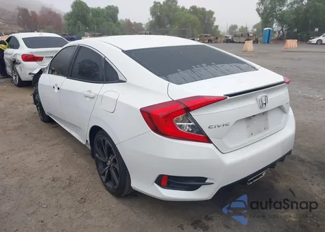 2020 Honda Civic Sport z USA, uszkodzony, nr VIN 2HGFC2F88LH514433